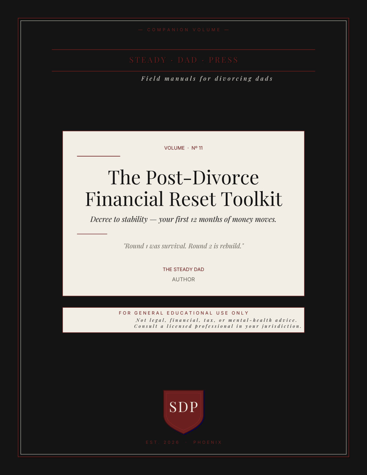 Post-Divorce Financial Reset Toolkit cover